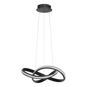 Dimbare LED-hanglamp aan kabel SALO LED/28W/230V 3000K zwart