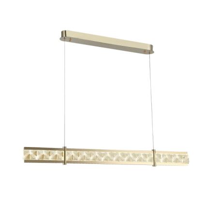 Dimbare LED-kristallen kroonluchter aan kabel ENRIQUE LED/20W//230V 3000-6000K + afstandsbediening