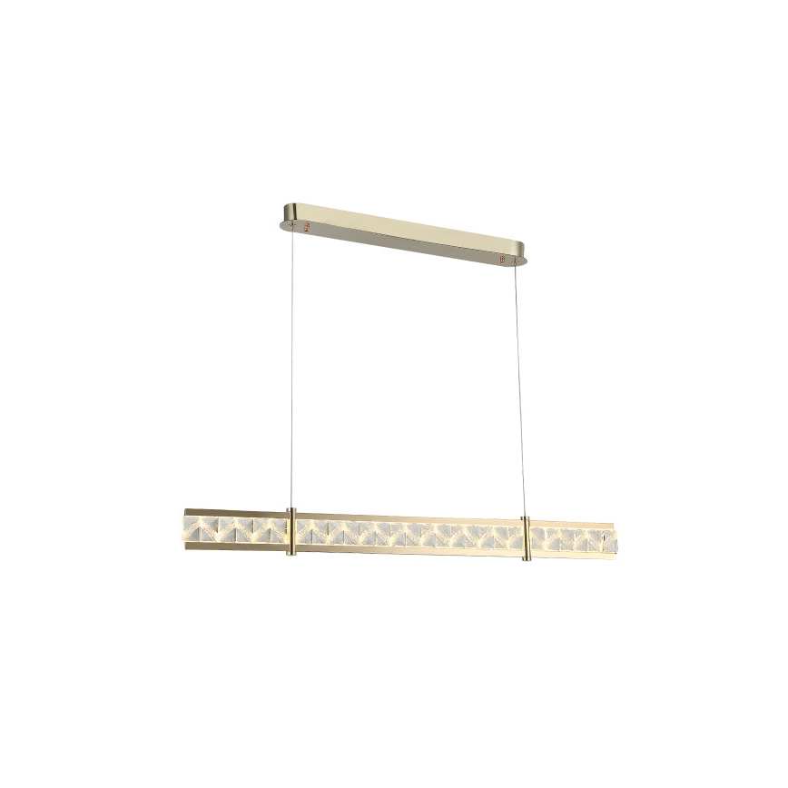 Dimbare LED-kristallen kroonluchter aan kabel ENRIQUE LED/20W//230V 3000-6000K + afstandsbediening
