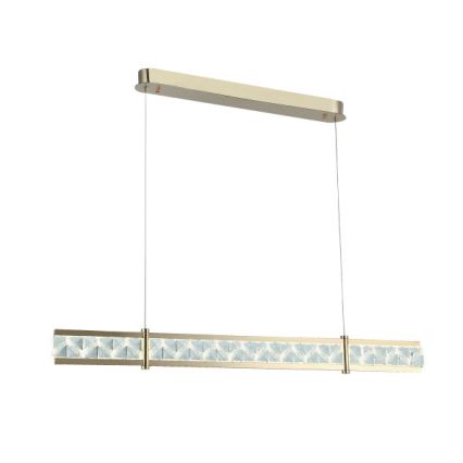 Dimbare LED-kristallen kroonluchter aan kabel ENRIQUE LED/20W//230V 3000-6000K + afstandsbediening