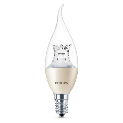 Dimbare LED kaarslamp Philips Warm Glow E14/4W/230V - KAARS