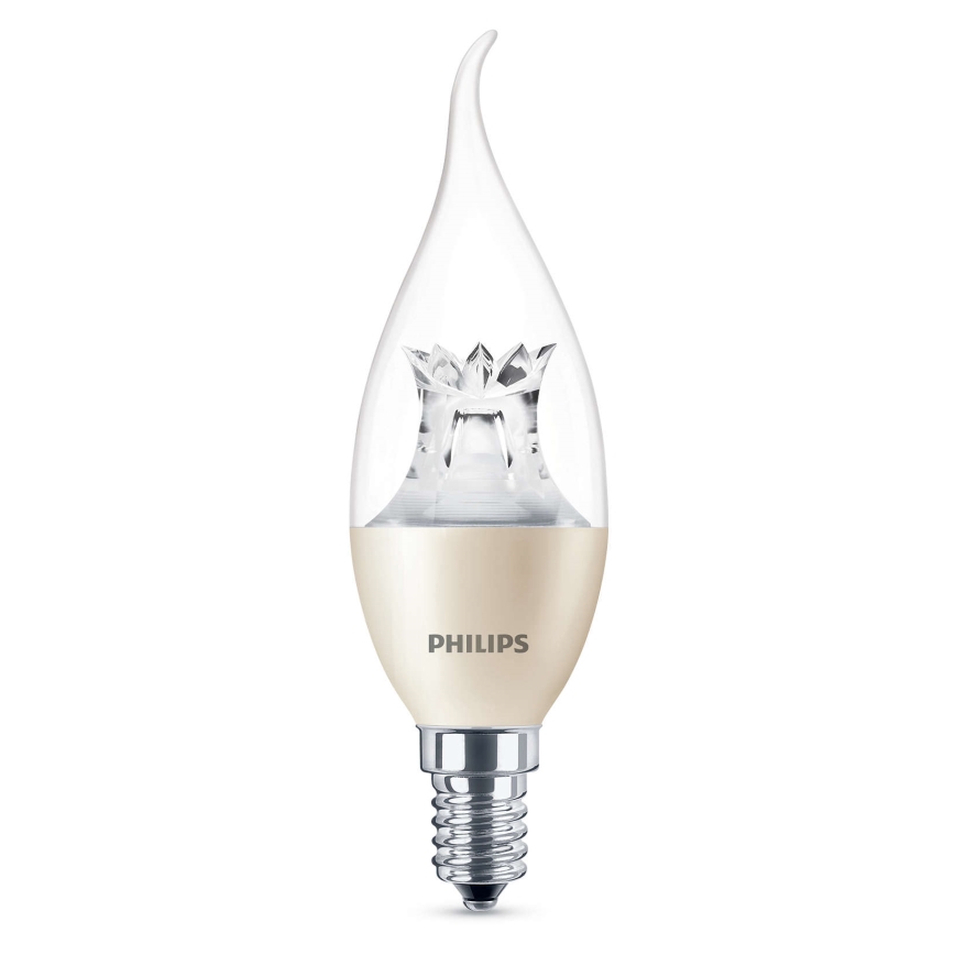 Dimbare LED kaarslamp Philips Warm Glow E14/4W/230V - KAARS