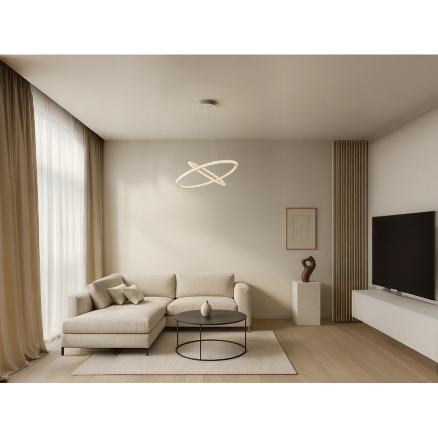 Dimbare LED-kabelhanglamp LED/150W/230V 3000-6500K + afstandsbediening