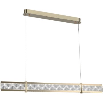 Dimbare LED-kristallen kroonluchter aan kabel ENRIQUE LED/20W//230V 3000-6000K + afstandsbediening