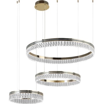 Dimbare LED-kristallen kroonluchter aan kabel THALIA LED/120W/230V 3000-6000K + afstandsbediening
