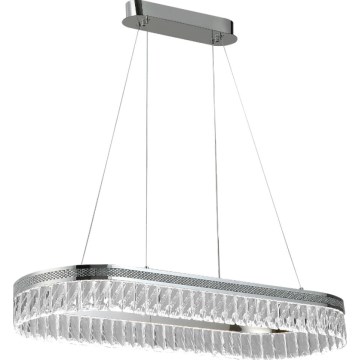 Dimbare LED-kristallen kroonluchter aan kabel THALIA LED/50W/230V 3000–6000K + afstandsbediening