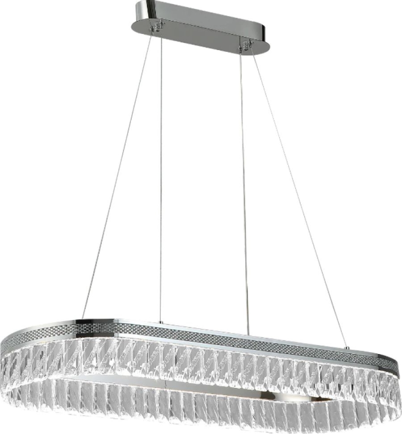 Dimbare LED-kristallen kroonluchter aan kabel THALIA LED/50W/230V 3000–6000K + afstandsbediening