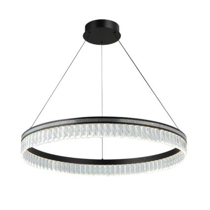 LED-dimbare kristallen kroonluchter aan kabel THALIA LED/55W/230V 3000-6000K pr. 80 cm + afstandsbediening