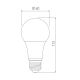 Dimbare LED Lamp A60 E27/10W/230V 3000K