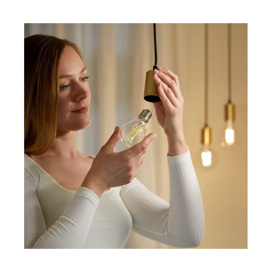 Dimbare LED Lamp FILAMENT A60 E27/6,7W/230V 2700-6500K CRI 90 Wi-Fi - WiZ