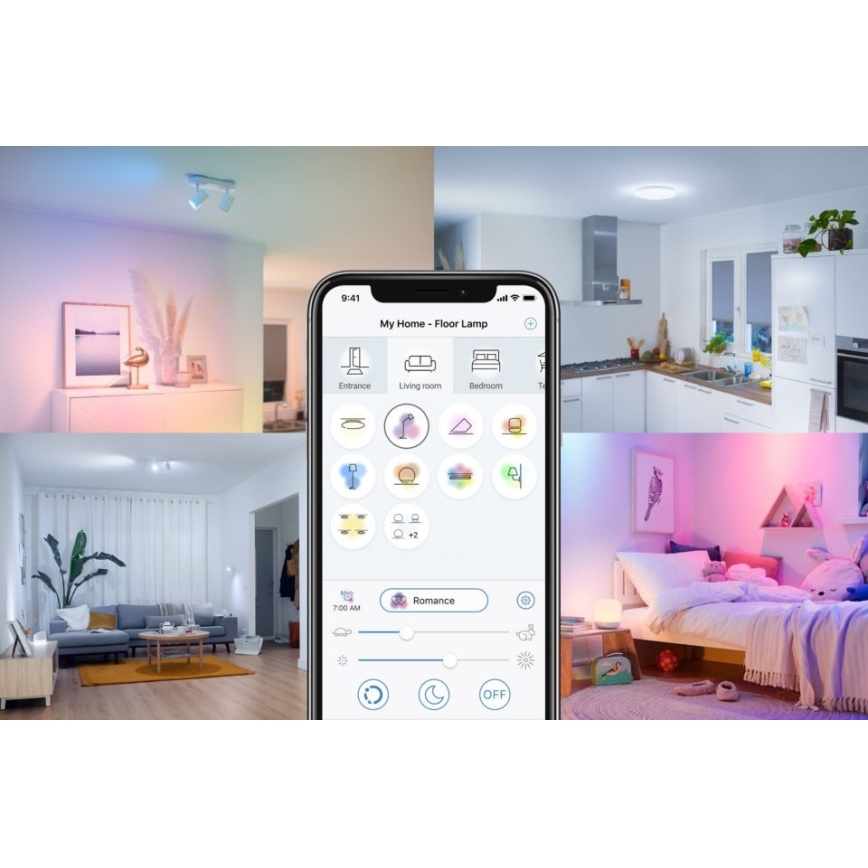 Dimbare LED Lamp FILAMENT A60 E27/6,7W/230V 2700-6500K CRI 90 Wi-Fi - WiZ