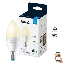 Dimbare LED Lamp C37 E14/4,9W/230V 2700K CRI 90 Wi-Fi - WiZ