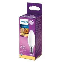 Dimbare LED Lamp CANDLE Philips B35 E14/4,5W/230V 2700K