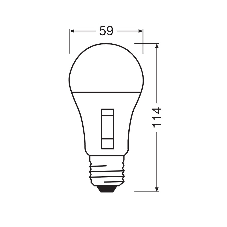 Dimbare LED-lamp CLASSIC A60 E27/13W/230V 2700/3000/4000/6500K - Osram