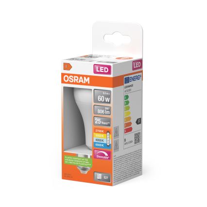 Dimbare LED-lamp CLASSIC A60 E27/8,8W/230V 2700/3000/4000/6500K - Osram