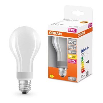 Dimbare LED Lamp E27/18W/230V 2700K - Osram