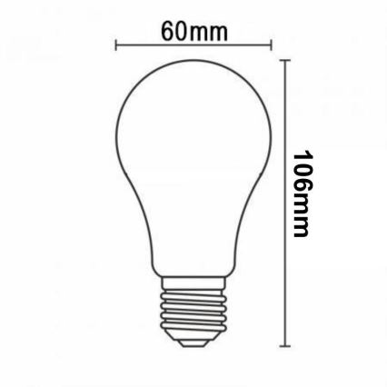 Dimbare LED Lamp FILAMENT A60 E27/11W/230V 3000K