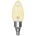 Dimbare LED Lamp FILAMENT C35 E14/4,5W/230V 2700-6500K Wi-Fi - Aigostar