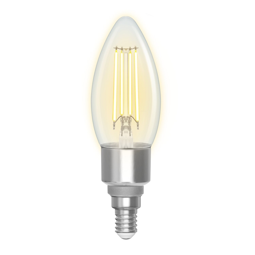 Dimbare LED Lamp FILAMENT C35 E14/4,5W/230V 2700-6500K Wi-Fi - Aigostar