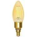 Dimbare LED Lamp FILAMENT C35 E14/4,5W/230V 2700-6500K Wi-Fi - Aigostar
