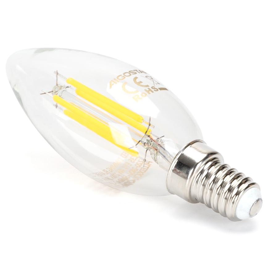 Dimbare LED-lamp FILAMENT C35 E14/4W/230V 6500K - Aigostar
