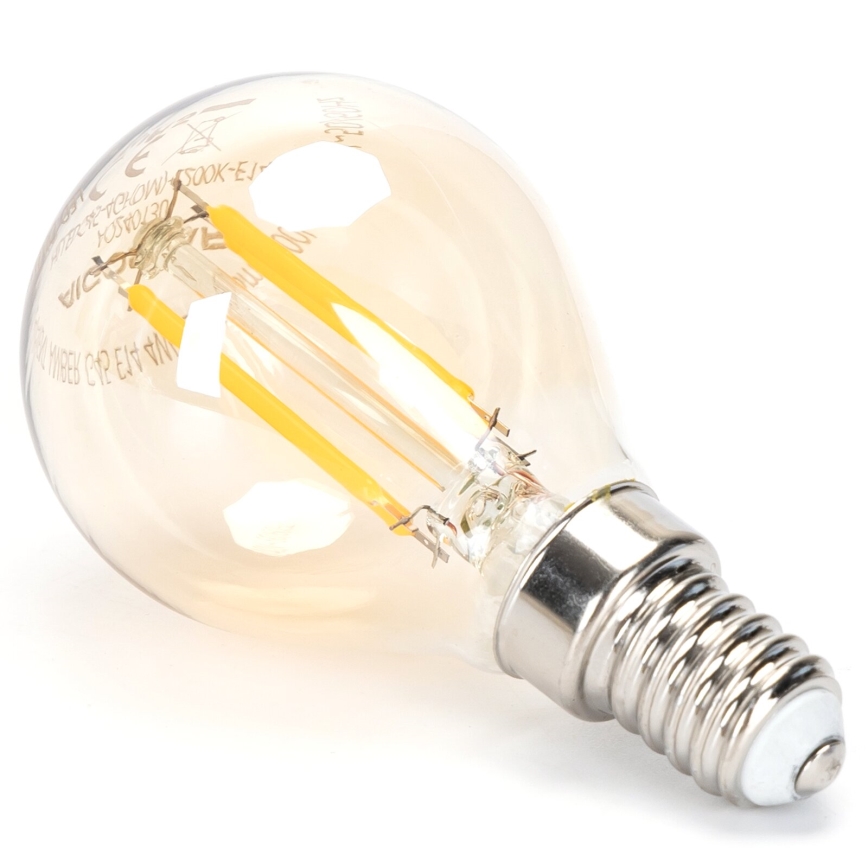 Dimbare LED Lamp FILAMENT G45 E14/4W/230V 2200K - Aigostar