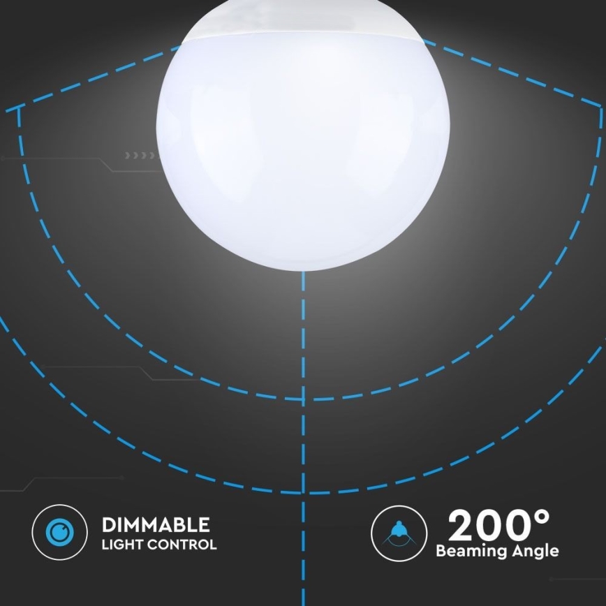 Dimbare LED Lamp G120 E27/13W/230V 6400K