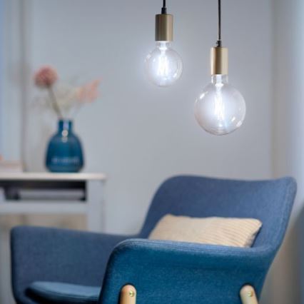 Dimbare LED Lamp FILAMENT G125 E27/7W/230V 2700-6500K CRI 90 Wi-Fi - WiZ