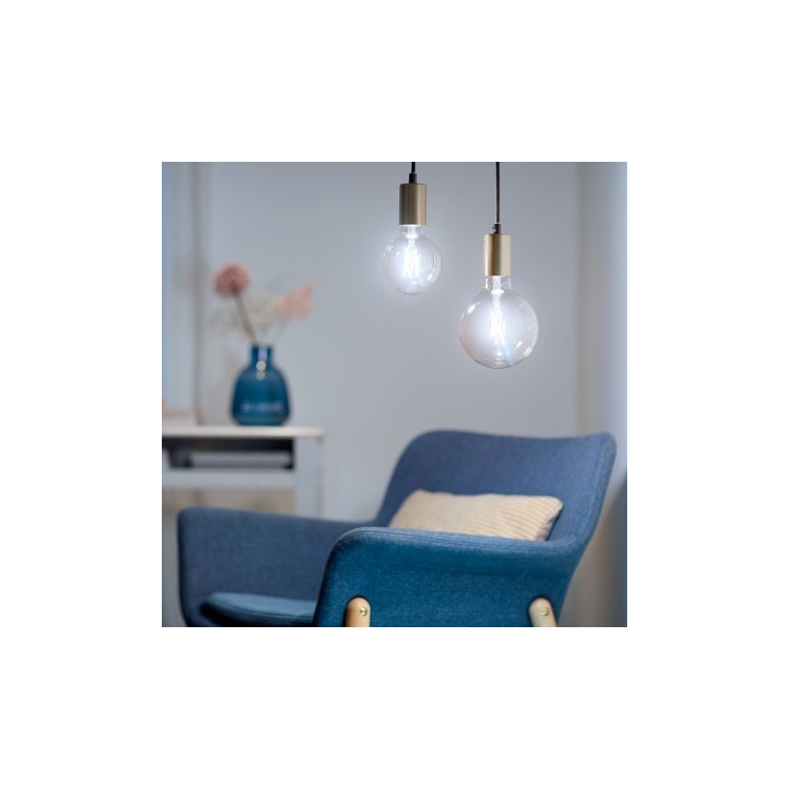 Dimbare LED Lamp FILAMENT G125 E27/7W/230V 2700-6500K CRI 90 Wi-Fi - WiZ