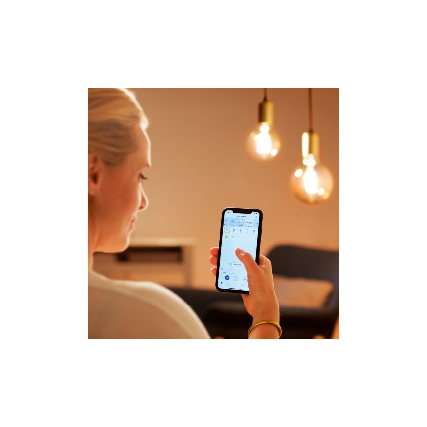 Dimbare LED Lamp FILAMENT G125 E27/7W/230V 2700-6500K CRI 90 Wi-Fi - WiZ