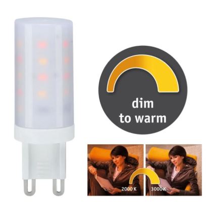 Dimbare LED Lamp G9/4W/230V 2000-3000K - Paulmann 28819