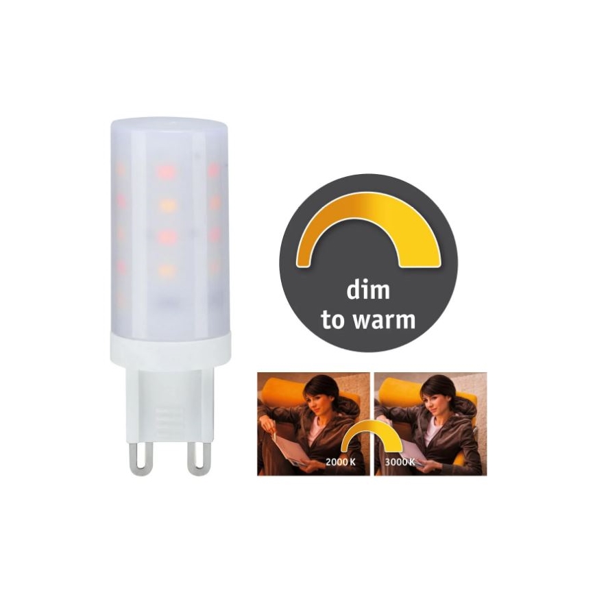 Dimbare LED Lamp G9/4W/230V 2000-3000K - Paulmann 28819