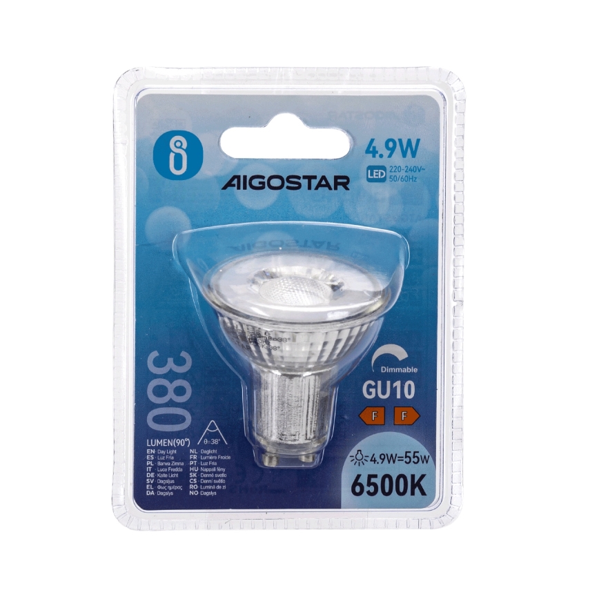 Dimbare LED-lamp GU10/4,9W/230V 6500K - Aigostar