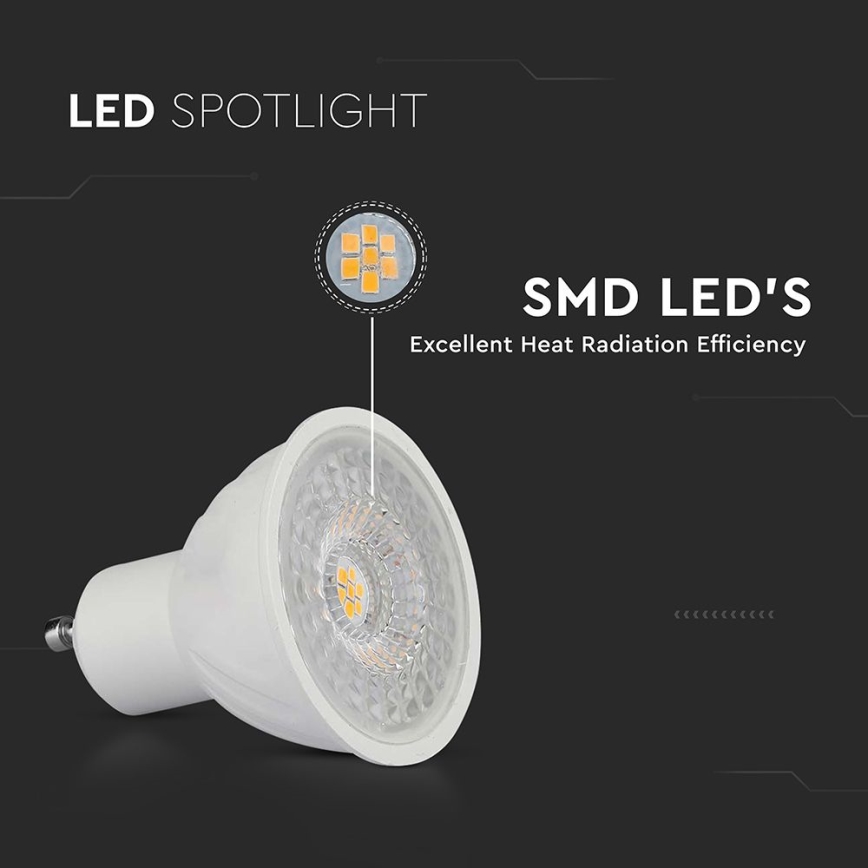 Dimbare LED Lamp GU10/6W/230V 4000K 110°