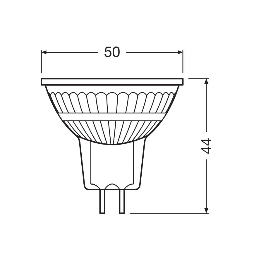 Dimbare LED-lamp GU5,3/3,4W/12V 2700K CRI 90 - Osram