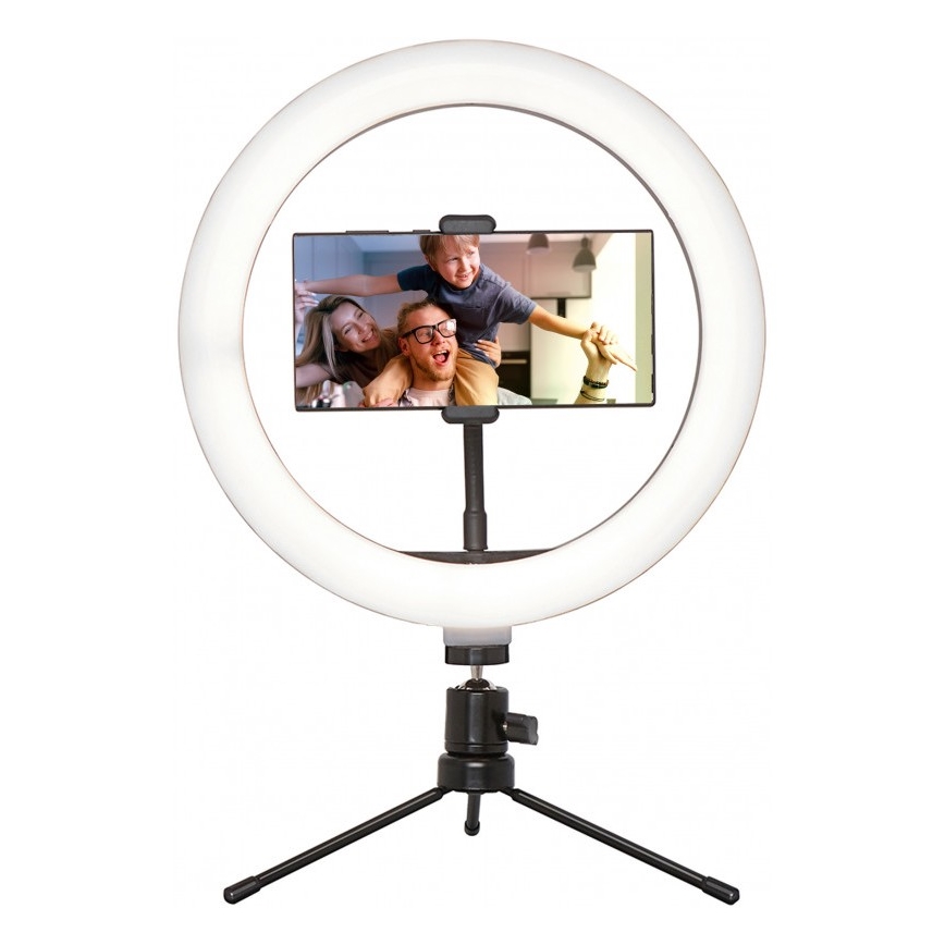 Dimbare LED Lamp met Driepoot en Houder voor Vloggen LED/10W/USB