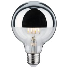 Dimbare LED Lamp met een mirror cap GLOBE E27/6,5W/230V - Paulmann 28673