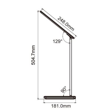 Dimbare LED Tafel Lamp met Touch Aansturing en Draadloos Opladen JOY LED/6W/230V + USB wit