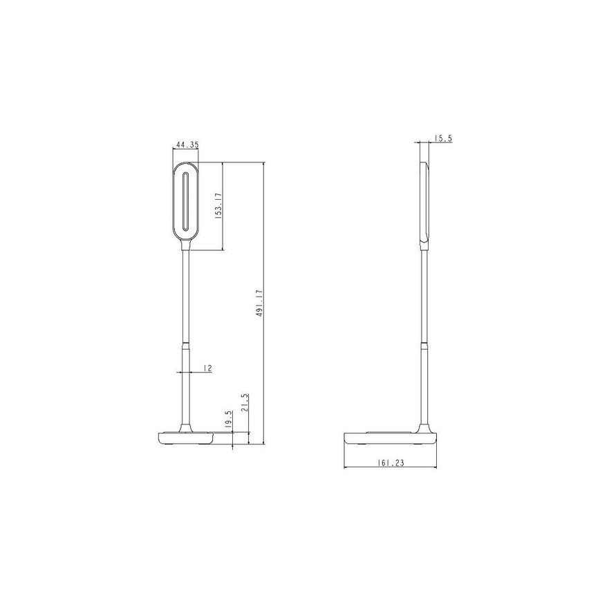 Dimbare LED Tafel Lamp met Touch Aansturing en Draadloos Opladen OCTAVIA LED/7W/230V wit