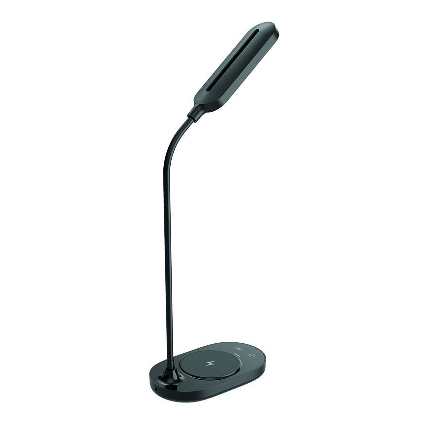 Dimbare LED Tafel Lamp met Touch Aansturing en Draadloos Opladen OCTAVIA LED/7W/230V zwart