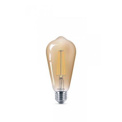 Dimbare LED Lamp Philips E27/8W/230V 2000K