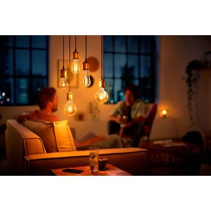 Dimbare LED Lamp Philips E27/8W/230V 2000K