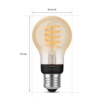 Dimbare LED Lamp Philips Hue WHITE AMBIANCE A60 E27/7W/230V 2200-4500K