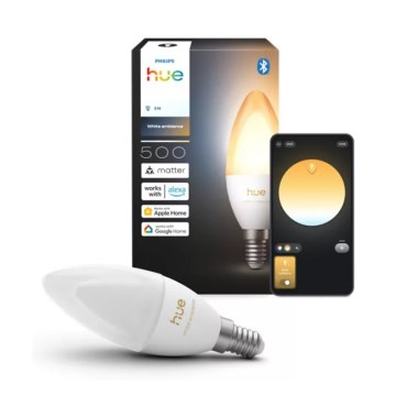 Dimbare LED-lamp Philips Hue White Ambiance B39 E14/3,7W/230V 1000-20000K