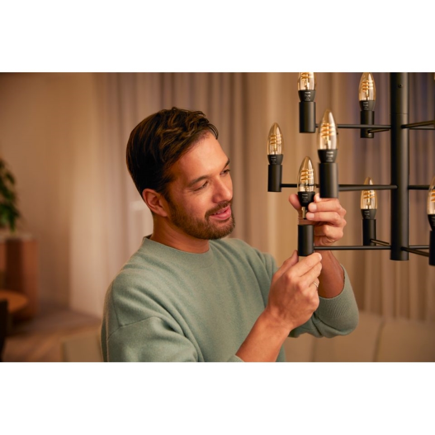 Dimbare LED Lamp Philips Hue WHITE AMBIANCE E14/4,6W/230V 2200-4500K
