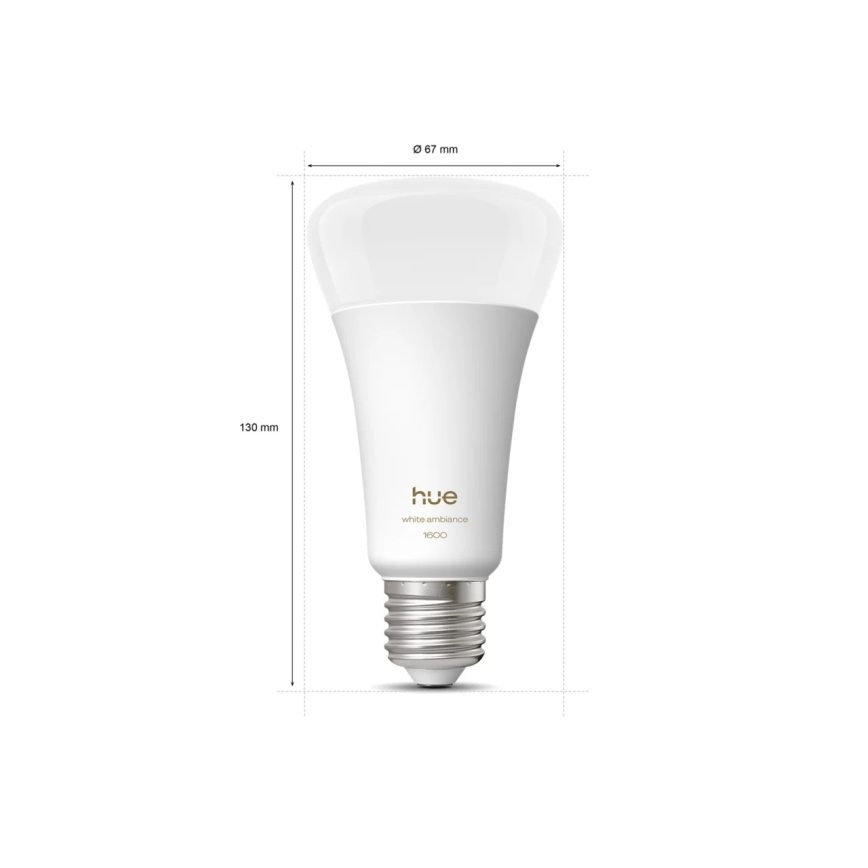 Dimbare LED-lamp Philips Hue WHITE AMBIANCE E27/11,8W/230V 1000-20000K