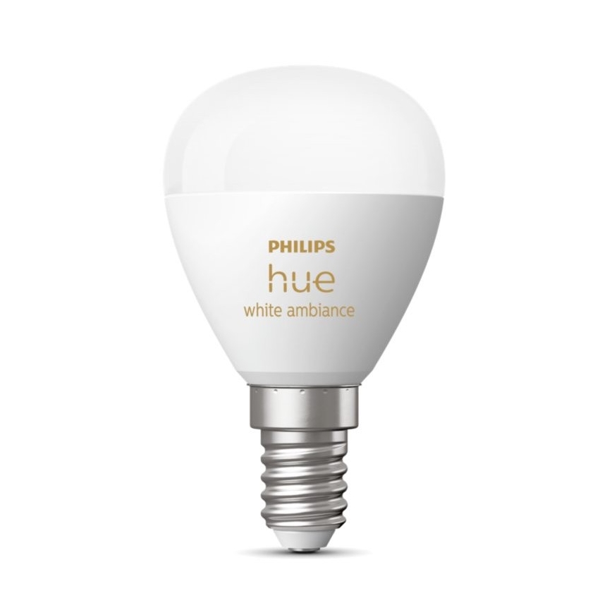 Dimbare LED Lamp Philips Hue WHITE AMBIANCE P45 E14/5,1W/230V 2200-6500K
