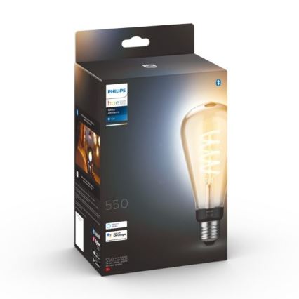 Dimbare LED Lamp Philips Hue WHITE AMBIANCE ST72 E27/7W/230V 2200-4500K