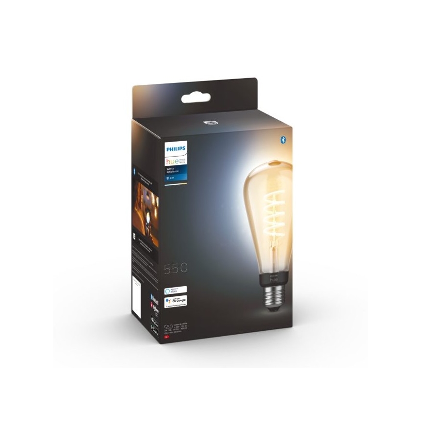 Dimbare LED Lamp Philips Hue WHITE AMBIANCE ST72 E27/7W/230V 2200-4500K