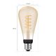 Dimbare LED Lamp Philips Hue WHITE AMBIANCE ST72 E27/7W/230V 2200-4500K